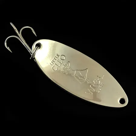 Cuillère Seneca Little Cleo (Hula Girl) Glow, Blanc/Orange/Nickel, 14g, #5978