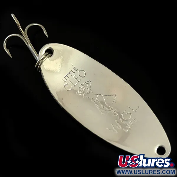 Cuillère Seneca Little Cleo Glow, Blanc/Vert/Nickel, 14g, Hula Girl, #5981