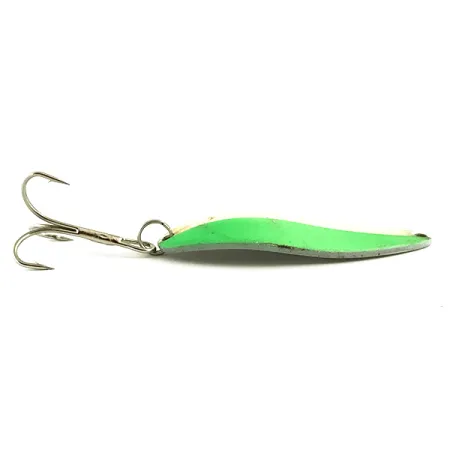 Seneca Little Cleo (Hula Girl) Glow Cuiller, Blanc/Vert, 21g, #5999