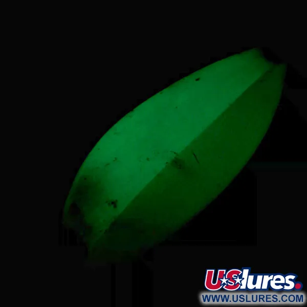 Seneca Little Cleo (Hula Girl) Glow Cuiller, Blanc/Vert, 21g, #5999