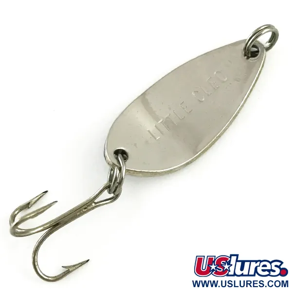 Seneca Little Cleo Cuillère, Nickel / Bleu, 5g, USA-Vintage, #6002