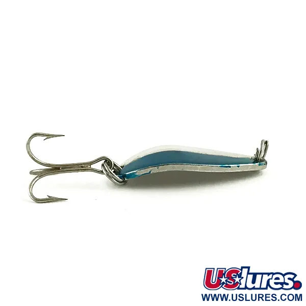 Seneca Little Cleo Cuillère, Nickel / Bleu, 5g, USA-Vintage, #6002