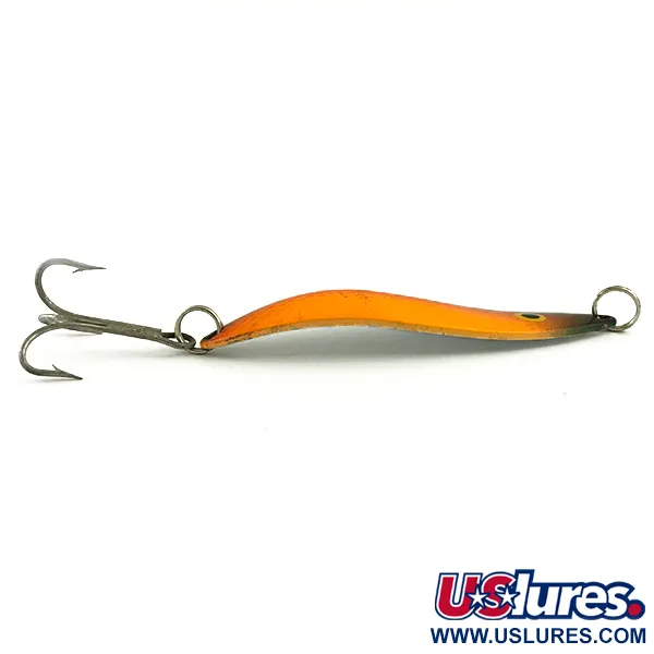 Red Eye Lures The Perfect Minnow Cuillère, Orange/Brun, 14g, UV, #6004