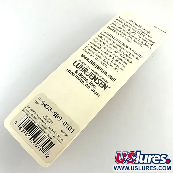 Luhr Jensen Hot Shot 40 Leurre, Caramel Red, 7g, Profond 3m, #6042