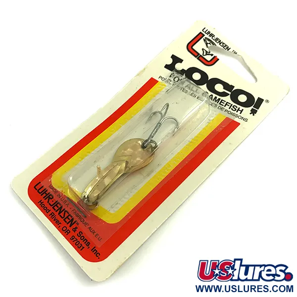 Luhr Jensen Loco 1 Cuillère, Or, 4g, Prism Lite, #6052