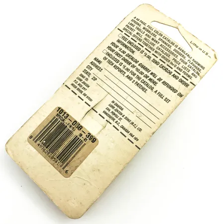 Krocodile Stubby Luhr Jensen Cuillère, Red / Nickel, 18g, Vintage, #6053