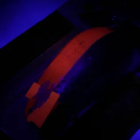 Krocodile Stubby Luhr Jensen Cuillère, Red / Nickel, 18g, Vintage, #6053