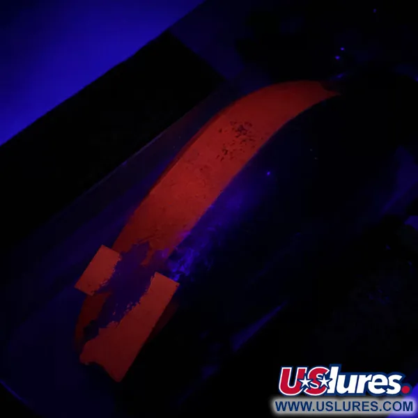 Krocodile Stubby Luhr Jensen Cuillère, Red / Nickel, 18g, Vintage, #6053