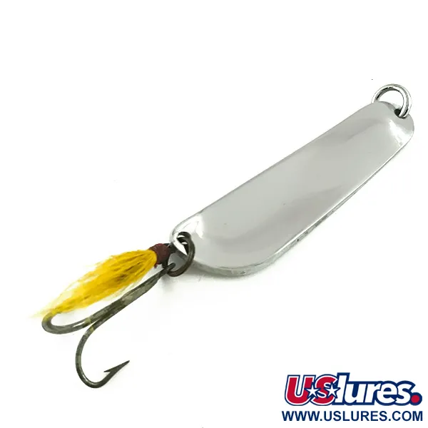 Pflueger Limper #4 Cuillère, Nickel / Jaune, 14g, Hameçon Triple, #6060