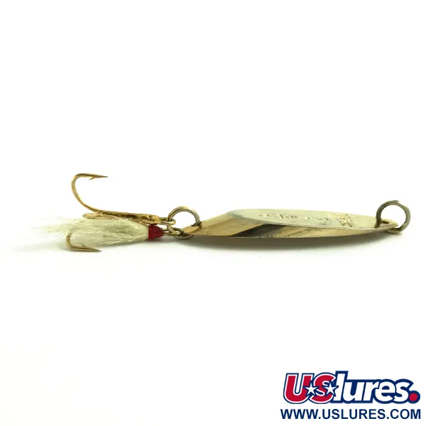 Weber MrChamp Cuillère, Or, 14g, Hameçon Triple Plumé, #6068