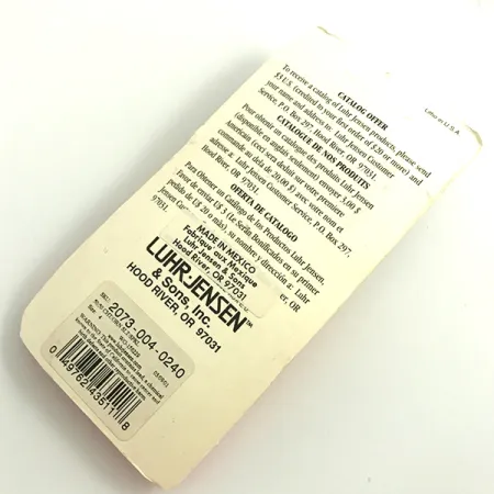 Luhr Jensen Tee Spoon Cuiller, Vert/Jaune Fluo, 14g, UV, #6069