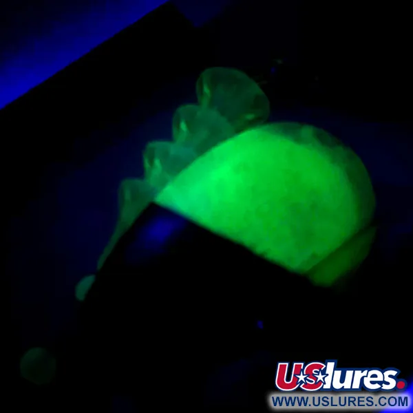 Luhr Jensen Tee Spoon Cuiller, Vert/Jaune Fluo, 14g, UV, #6069