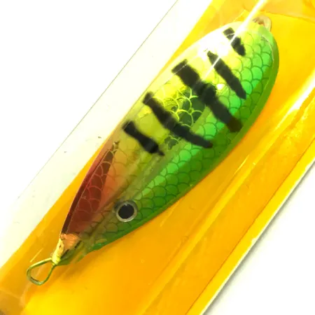 Johnson Weedless Silver Minnow Cuillère, Fire Tiger/Nickel, 14g, #6308