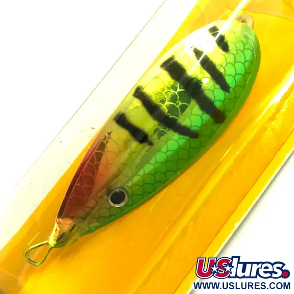 Johnson Weedless Silver Minnow Cuillère, Fire Tiger/Nickel, 14g, #6308