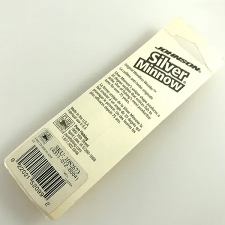 Johnson Weedless Silver Minnow Cuillère, Fire Tiger/Nickel, 14g, #6308