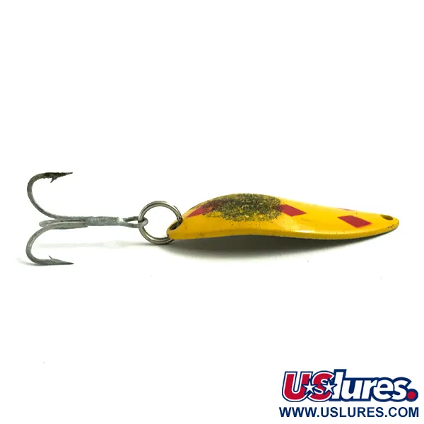 Dardevle Devle Dog 7700 Cuillère, Five of Diamonds, 14g, Laiton, #6073