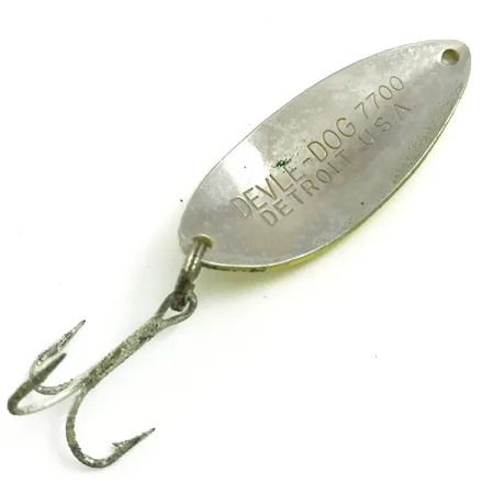 Eppinger Dardevle Devle Dog 7700 UV, Jaune/Rouge, 14g, Cuillère, #6075