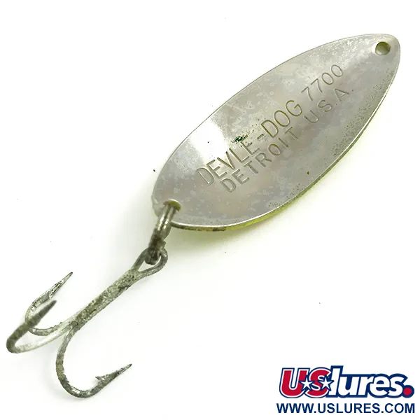 Eppinger Dardevle Devle Dog 7700 UV, Jaune/Rouge, 14g, Cuillère, #6075