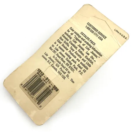 Luhr Jensen Krocodile Stubby UV Cuillère, Nickel/Orange/UV, 5g, #6085