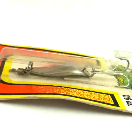 Luhr Jensen Krocodile Stubby UV Cuillère, Nickel/Orange/UV, 5g, #6085