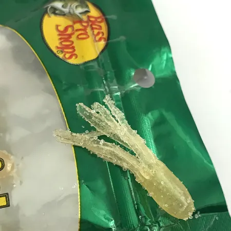 Bass Pro Shops Squermin' Squirts Tube, Blanc Glow, 3.5cm, Glow, #6094