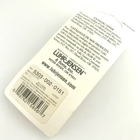 Luhr Jensen Loco 2 Cuillère, Or, 7g, Finition martelée, #6100