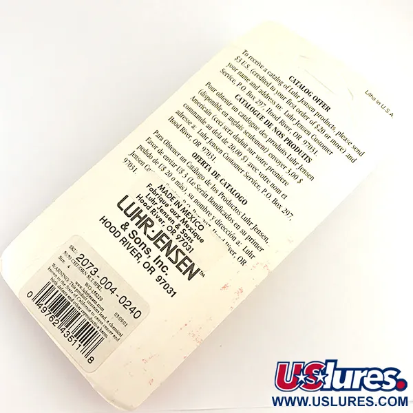 Luhr Jensen TEE Spoon UV Cuillère Traîne, Vert/Jaune Fluo, 14g, UV, #6128