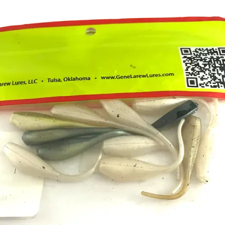 Bobby Garland Baby Shad Leurre Souple, Blanc/Gris/Vert, 5cm, UV, #6146