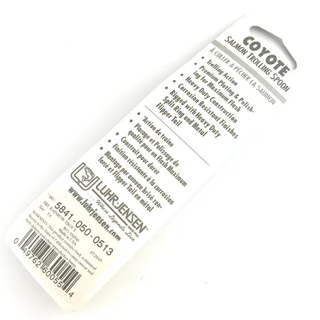 Luhr Jensen Coyote Spoon 5 Cuillère, Truite arc-en-ciel, 17g, #6153