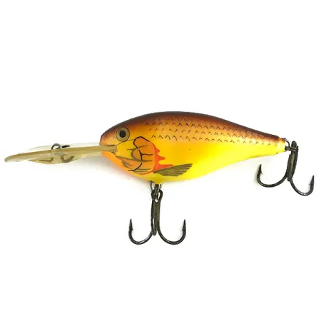 Rapala Risto Rap Poisson-nageur, Yellow / Brown, 16g, UV, #6163
