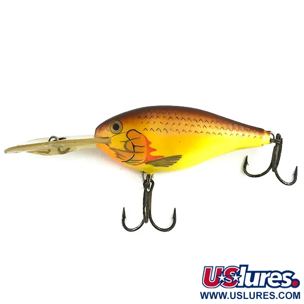 Rapala Risto Rap Poisson-nageur, Yellow / Brown, 16g, UV, #6163