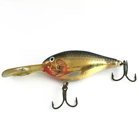 Poisson Nageur RAPALA RISTO RAP, Or/Noir, 16g, Plongeant, #6164