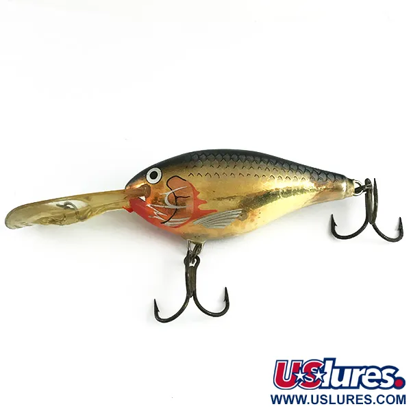 Poisson Nageur RAPALA RISTO RAP, Or/Noir, 16g, Plongeant, #6164