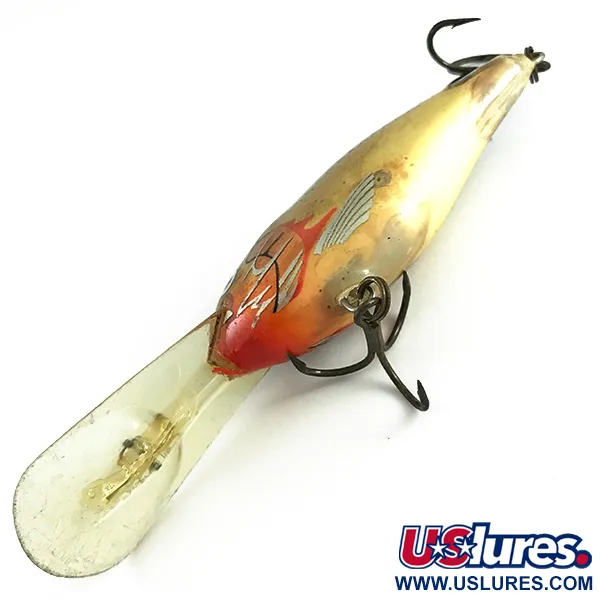 Poisson Nageur RAPALA RISTO RAP, Or/Noir, 16g, Plongeant, #6164