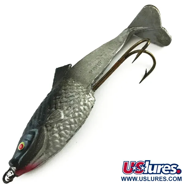 Vivif Swim Bait, Noir-Argent, 10g, Queue Articulée, #6165
