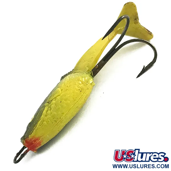 Vintage VIVIF Swim Bait, Jaune, 6g, Leurre Souple, France, #6166