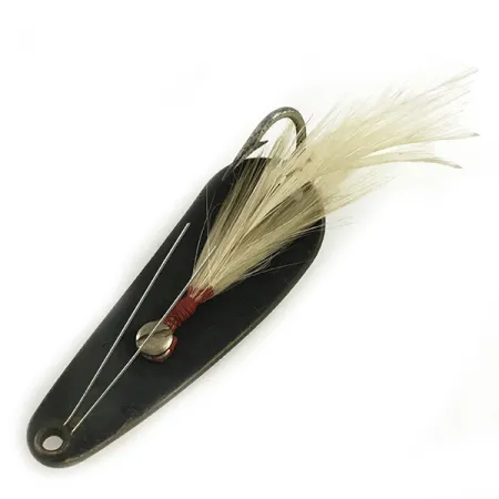 Weezel bait Rex Spoon Cuillère, Laiton / Noir, 12,5g, Anti-herbe, #6181