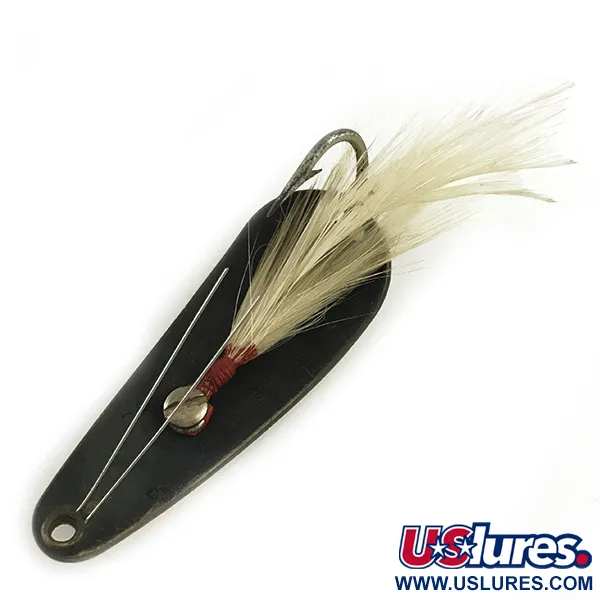 Weezel bait Rex Spoon Cuillère, Laiton / Noir, 12,5g, Anti-herbe, #6181
