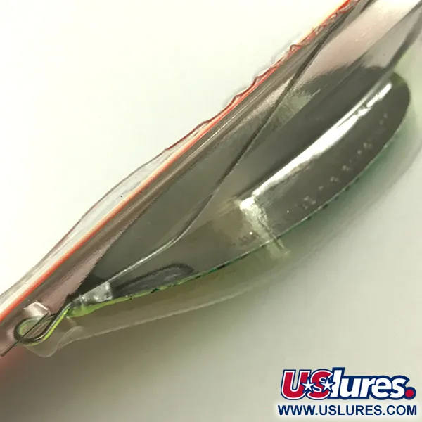 Johnson Silver Minnow Cuillère Anti-Herbe, Orange/Vert, 21g, UV, #6192