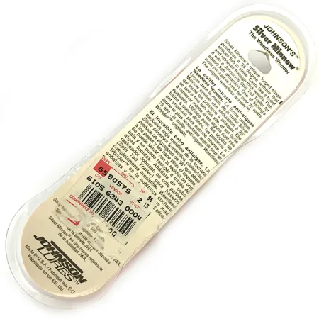 Johnson Silver Minnow UV Cuillère, Firetiger, 21g, Anti-herbe, #6257