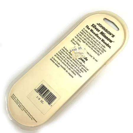 Johnson Silver Minnow Cuillère Anti-herbe, Vert/Orange/Nickel, #6193