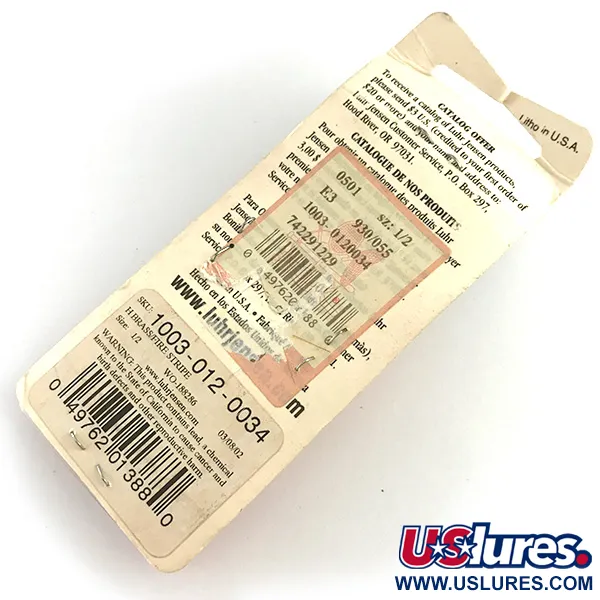 Luhr Jensen Krocodile Die #4 Cuiller, Nickel, 14g, Distance, #6194