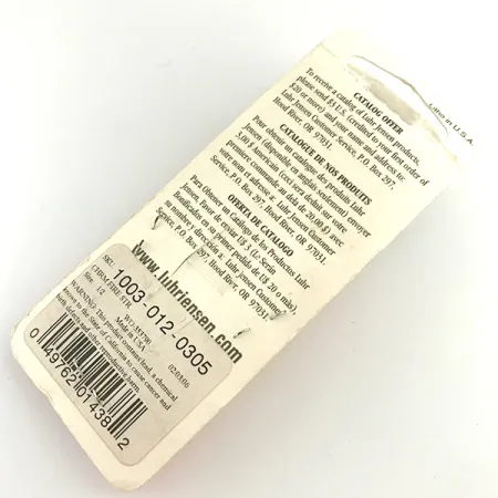 Luhr Jensen Krocodile Die #4 UV Cuiller, Nickel/Rouge, 14g, UV, #6195