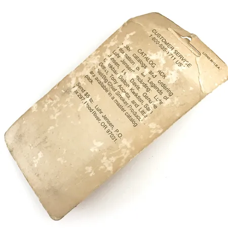 Luhr Jensen Krocodile Stubby Cuillère, Blanc / Bleu, 24g, Compacte, #6197