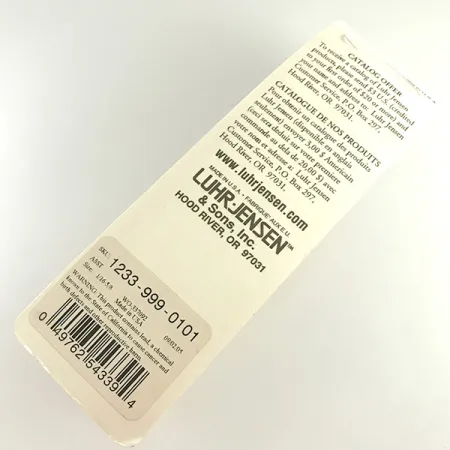 Luhr Jensen Krocodile Stubby Cuillère, Nickel martelé, 18g, #6221