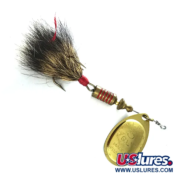 Mepps Aglia 3 Dressed - squirrel tail Cuiller, Or, 7.3g, #6227