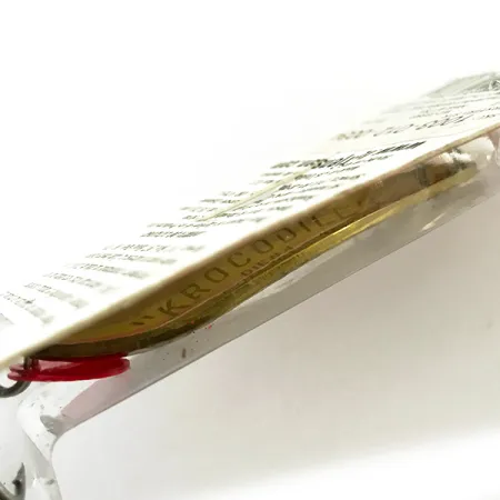 Luhr Jensen Krocodile Die #4 UV Cuillère, Laiton/UV Rouge, 14g, #6228