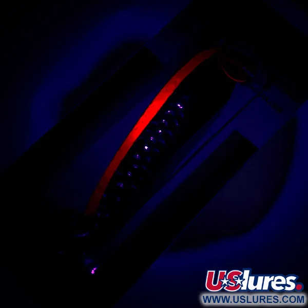 Luhr Jensen Krocodile Die #4 UV Cuillère, Laiton/UV Rouge, 14g, #6228