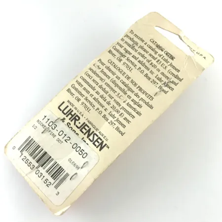 Luhr Jensen Les Davis Hotrod Cuillère, Nickel/Red Dot UV, 14g, #6229