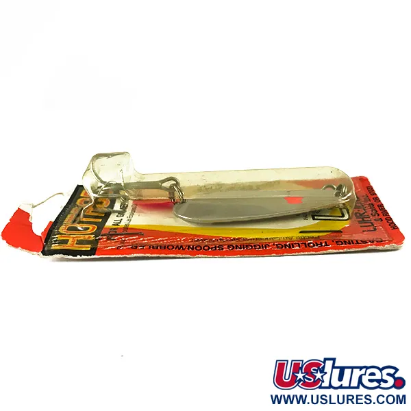 Luhr Jensen Les Davis Hotrod Cuillère, Nickel/Red Dot UV, 14g, #6229